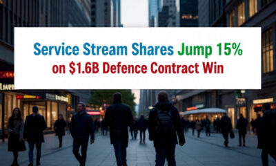 Service Stream Shares Jump 15% on $1.6B Defence Contract Win